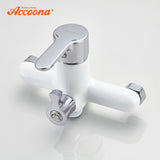 Accoona Bathroom Bathtub Faucet Shower Faucet Set Mixer Wall Mounted Waterfall Bathtub Faucet with Handheld Shower Head A7167