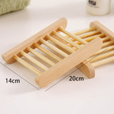 Natural Wood Soap Dish Bathroom Accessories Home Storage Organizer Bath Shower Plate Durable Portable Soap Tray Holder 1PC