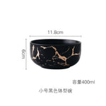 Best Gold Marble Glazes Ceramic Party Tableware Set Porcelain Breakfast Plates Dishes Noodle Bowl Coffee Mug Cup For Decoration