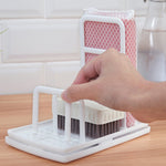 Kitchen Desktop Rag Rack Multi-Function Dish Cloth Drain Free Punching Sponge Soap Shelf Storage Holders Racks dish drainer