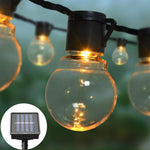 Solar power Wall Light  2.5M 5M 10/20 LEDs Bulbs String Garland Outdoor Lighting Waterproof balcony Patio Decoration Light Chain