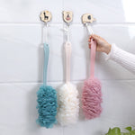 Long Handle Hanging Soft Mesh Back Body Bath Shower Scrubber Brush Sponge For Bathroom Shower Brush New Arrival