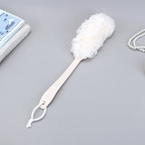 Long Handle Hanging Soft Mesh Back Body Bath Shower Scrubber Brush Sponge For Bathroom Shower Brush New Arrival