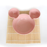 3pcs Wheat Straw Baby Cartoon Tableware Set Children's Dishes Kids Dinner Platos Baby Feeding Plate Training Bowl Spoon Fork