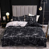 Marble Bedding Set For Bedroom Soft Bedspreads For Double Bed Home Comefortable Duvet Cover Quality Quilt Cover And Pillowcase