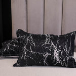 Marble Bedding Set For Bedroom Soft Bedspreads For Double Bed Home Comefortable Duvet Cover Quality Quilt Cover And Pillowcase