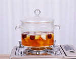 Glass Saucepan Stove Pot for Kitchen Transparent Mini Soup Pot Noodle Bowl Cooker Stovetop Cooking Tools Kitchen Accessories