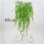 Artificial Plant Vines Wall Hanging Rattan Leaves Branches Outdoor Garden Home Decoration Plastic Fake Silk Leaf Green Plant Ivy