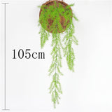 Artificial Plant Vines Wall Hanging Rattan Leaves Branches Outdoor Garden Home Decoration Plastic Fake Silk Leaf Green Plant Ivy