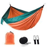 Ultralight Outdoor Camping nylon Hammock Sleep Swing Tree Bed Garden Backyard Furniture Hanging Double Hammock Chair Hangmat