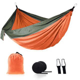 Ultralight Outdoor Camping nylon Hammock Sleep Swing Tree Bed Garden Backyard Furniture Hanging Double Hammock Chair Hangmat