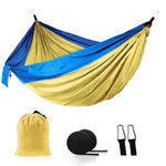 Ultralight Outdoor Camping nylon Hammock Sleep Swing Tree Bed Garden Backyard Furniture Hanging Double Hammock Chair Hangmat