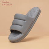 Youdiao Mute EVA Sofa Slides Women Thick Sole Soft Indoor Slippers Women Anti-slip Sandals Men Summer Platform Women Shoes Bath