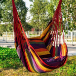 130 x 100cm Canvas Bedroom Hanging Hammock Chair Adults Kids Indoor Portable Relaxation Thickened Outdoor Swing Travel Camping