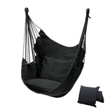 130 x 100cm Canvas Bedroom Hanging Hammock Chair Adults Kids Indoor Portable Relaxation Thickened Outdoor Swing Travel Camping