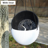 Resin Hanging plant Pots Basket Plant Hang Plant Flower pot Hanger Outdoor Hanging Pot Holder Basket for wall decoration garden