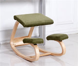 Original Ergonomic Kneeling Chair Stool Home Office Furniture Ergonomic Rocking Wooden Kneeling Computer Posture Chair