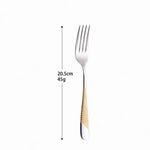 Kitchen Tableware Cutlery Set Silver Cutlery Set Stainless Steel Luxury Dinnerware Fork Spoon Knife Western Dinner Set Gold