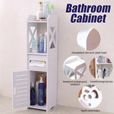 4 Layers Living Room Cabinet Rack Cupboard Storage Shelves Bathroom Corner Floor Cabinet Unit Toilet Tissue Drawers Furniture