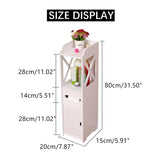 4 Layers Living Room Cabinet Rack Cupboard Storage Shelves Bathroom Corner Floor Cabinet Unit Toilet Tissue Drawers Furniture