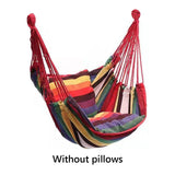 130 x 100cm Canvas Bedroom Hanging Hammock Chair Adults Kids Indoor Portable Relaxation Thickened Outdoor Swing Travel Camping