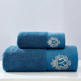 2021 High-Grade 100% Cotton Towel Set Bathtowel+Face towel Set Soft Bath Face Towel Handtowel Bathroom Towel Sets