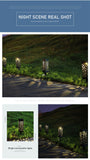 Decorative Solar Led Light Outdoor Lawn Lamp Garden Decoration Solar Battery Sunlight Street Lantern Outside Christmas Lights