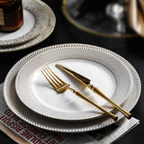 Plate Ceramic Plate Dinner Plate Household Phnom Penh Cutlery Steak Plate Western Plate Pasta Plate Flat Plate