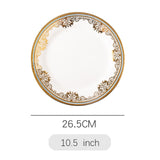 Plate Ceramic Plate Dinner Plate Household Phnom Penh Cutlery Steak Plate Western Plate Pasta Plate Flat Plate