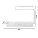 Kitchen Telescopic Sink Rack Organizer Drainer Rack Storage Basket Bag Faucet Holder AdjustableBathroom Holder Sink Kitchen Tool