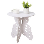 2 Layer Round Coffee Tables Bedside Table Magazine Shelf Sofa Side Table Plant Stand Living Room Dining Table Furniture Modern