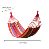 Portable Hanging Hammock Indoor Home Bedroom Hammock Lazy Chair Travel Outdoor Camping Swing Chair Thick Canvas Bed Hammocks