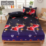 New Product in 2021 1pcs 100% polyester solid bed mattress set with four corners and elastic band sheets hot sale(no pillowcase)