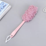 Long Handle Hanging Soft Mesh Back Body Bath Shower Scrubber Brush Sponge For Bathroom Shower Brush New Arrival