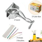 Manual Juice Squeezer Aluminum Alloy Hand Pressure Juicer Pomegranate Orange Lemon Sugar Cane Juice Kitchen Fruit Tool