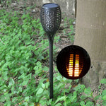 Solar Flame Torch Light Flickering Waterproof Garden Decor Landscape Lawn Lamp Path Lighting Torch Outdoor Light