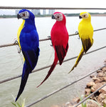 25x5CM Colorful Simulation Parrots Artificial Birds Model Home Outdoors Garden Lawn Tree Decor DIY Decor Ornament Party Use #new