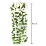 Artificial Violet-Hanging Flowers Vines Plants Colorful Wedding Party Home Garden Indoor Outdoor Decor Gift Plantas Artificiales