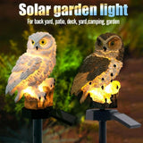 3 Animals Solar Power Led Garden Light Outdoor Solar Owl Shape Lights  Waterproof Energy Panel Lamp Patio Path Yard Decoration