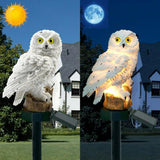 3 Animals Solar Power Led Garden Light Outdoor Solar Owl Shape Lights  Waterproof Energy Panel Lamp Patio Path Yard Decoration