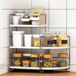 Kitchen Shelf Floor Multi-layer Storage Frame Seasoning Frame Removable Combination Seasoning Bathroom Storage Finishing Rack