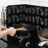 Kitchen Stove Foil Plate PreventOil Splash Cooking Hot Baffle Specialty Tool Foil Kitchen Oil Splash Guard Protection Screen #45