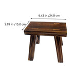 1Pc Household Stool Children Stool Kindergarten Stool Wooden Furniture (Coffee)