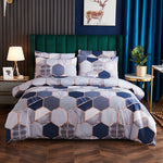 Northern Europe Bedding Sets Home Textile Simple Style Geometric Pattern Bedclothes Duvet Cover Bed Sheets