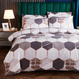 Northern Europe Bedding Sets Home Textile Simple Style Geometric Pattern Bedclothes Duvet Cover Bed Sheets