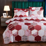 Northern Europe Bedding Sets Home Textile Simple Style Geometric Pattern Bedclothes Duvet Cover Bed Sheets