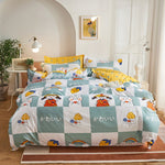 Modern Nordic Leaf Print Bedding Set Bed Linen Single Double Queen King Quilt Covers Bedclothes Duvet Cover Set with Pillowcase