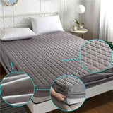 Bedspread on the bed Solid Color Cover Thick Bed Linen Cotton Waterproof Mattress Protection Cover 90*200/160*200 Mattress Cover