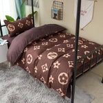 Cotton Aloe Four-Piece Three-Piece Student Bed Bedding Sheet Quilt Cover Pillowcase Plus Size Plus Size Single Bed Double Bed