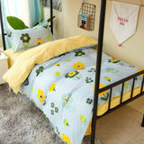 Cotton Aloe Four-Piece Three-Piece Student Bed Bedding Sheet Quilt Cover Pillowcase Plus Size Plus Size Single Bed Double Bed